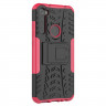Чехол Hybrid Armor для Xiaomi Redmi Note 8T (черный + розовый)