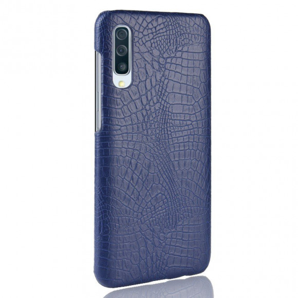 Чехол-накладка Crocodile Texture для Samsung Galaxy A50 / Galaxy A50s / Galaxy A30s (темно-синий) Чехол-накладка Crocodile Texture для Samsung Galaxy A50 / Galaxy A50s / Galaxy A30s (темно-синий)