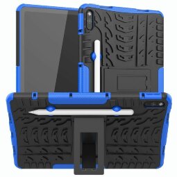 Чехол Hybrid Armor для Huawei MatePad 10.4 (черный + голубой)