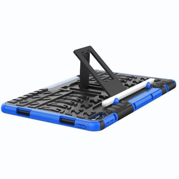 Чехол Hybrid Armor для Huawei MatePad 10.4 (черный + голубой)