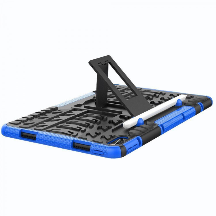 Чехол Hybrid Armor для Huawei MatePad 10.4 (черный + голубой)