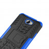 Чехол Hybrid Armor для Huawei Y5 II / Honor 5A (LYO-L21) (черный + голубой)