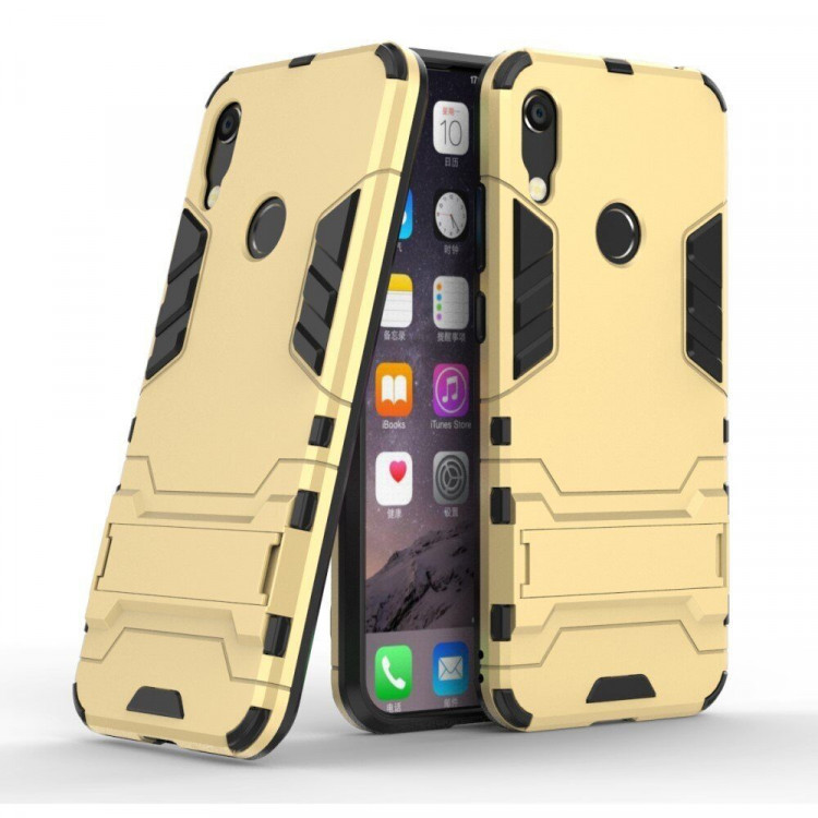 Чехол Duty Armor для Huawei Y6 (2019) / Honor 8A / Honor 8A Pro / Honor 8A Prime (золотой)