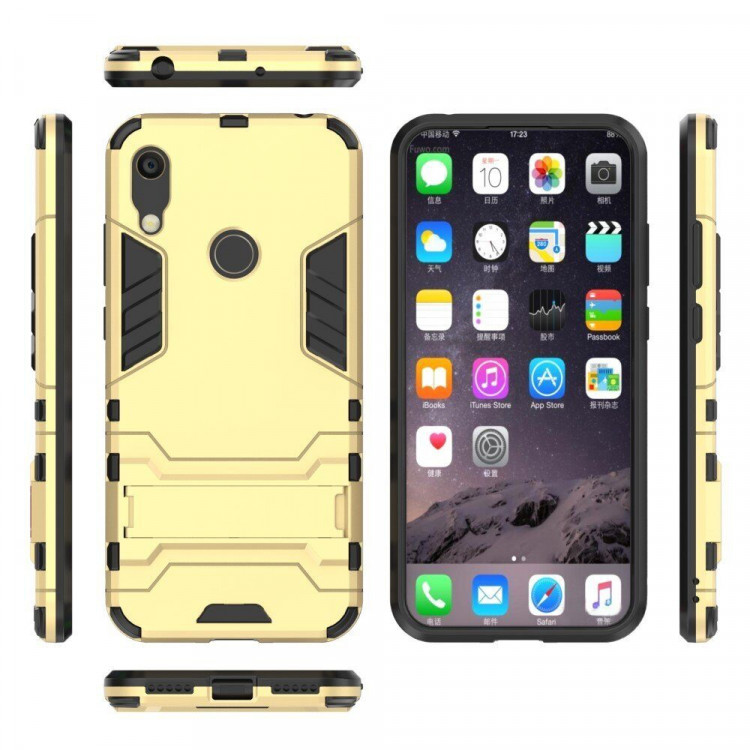 Чехол Duty Armor для Huawei Y6 (2019) / Honor 8A / Honor 8A Pro / Honor 8A Prime (золотой)