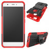 Чехол Hybrid Armor для Huawei Nova (черный + красный)