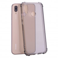 Силиконовый чехол с усиленными бортиками для Huawei P20 Lite / nova 3e (черный) Силиконовый чехол с усиленными бортиками для Huawei P20 Lite / nova 3e (черный)