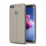 Чехол-накладка Litchi Grain для Huawei P Smart / Enjoy 7S (серый) Чехол-накладка Litchi Grain для Huawei P Smart / Enjoy 7S (серый)