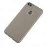 Чехол-накладка Litchi Grain для Huawei P Smart / Enjoy 7S (серый)