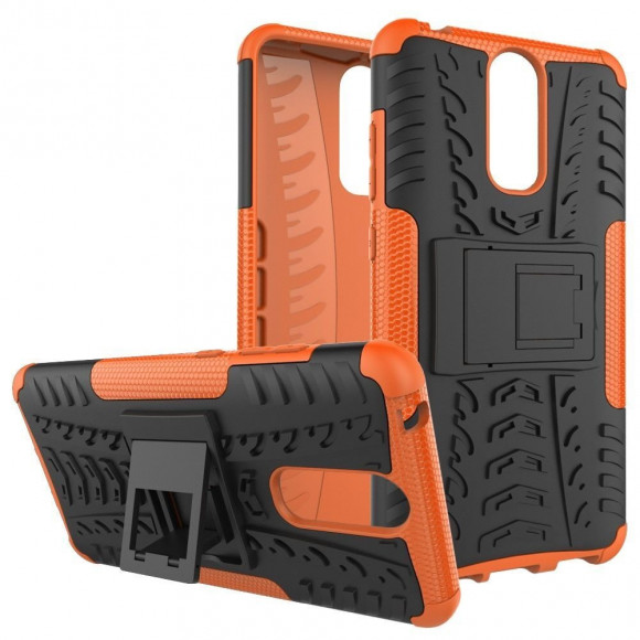 Чехол Hybrid Armor для Huawei Mate 9 Pro (черный + оранжевый) Чехол Hybrid Armor для Huawei Mate 9 Pro (черный + оранжевый)