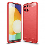 Чехол-накладка Carbon Fibre для Samsung Galaxy A22 (красный) Чехол-накладка Carbon Fibre для Samsung Galaxy A22 (красный)