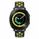 Двухцветный силиконовый ремешок для Samsung Gear Sport / Gear S2 Classic / Galaxy Watch 42мм / Watch Active / Watch 3 (41мм) / Watch4 (черный+зеленый)