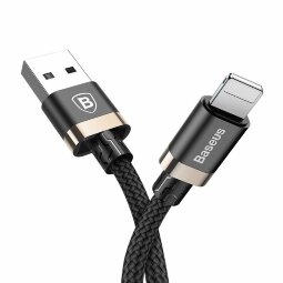 Кабель Baseus USB 3.0 - Lightning - 1м. (черный + золотой)