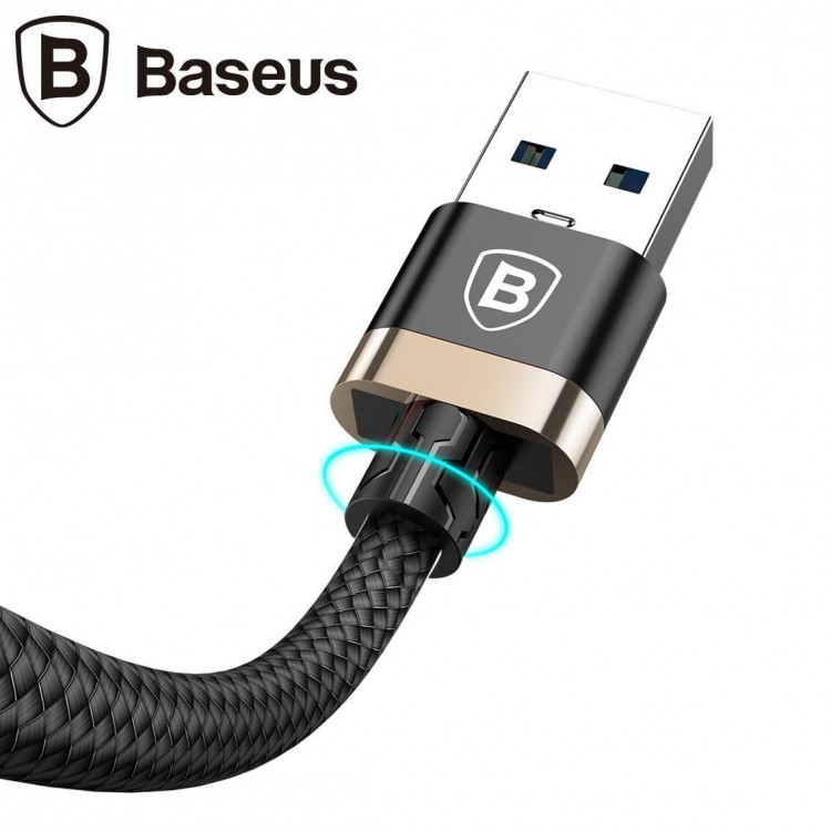 Кабель Baseus USB 3.0 - Lightning - 1м. (черный + золотой)