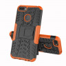 Чехол Hybrid Armor для Huawei Honor 9i / Honor 9N (черный + оранжевый)