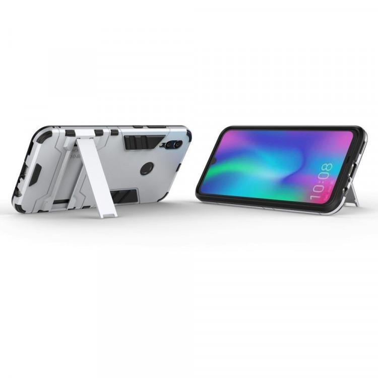 Чехол Duty Armor для Huawei Honor 10 Lite / P Smart (2019) (серебряный)