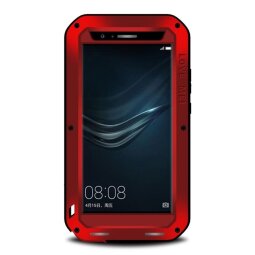Гибридный чехол LOVE MEI для Huawei P9 Plus (красный)