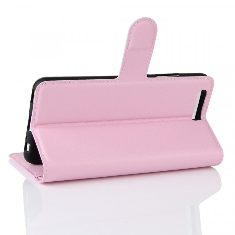 Чехол с визитницей Huawei P10 (розовый)