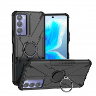Чехол Armor Shockproof Ring Holder для Tecno Camon 18 (черный) Чехол Armor Shockproof Ring Holder для Tecno Camon 18 (черный)