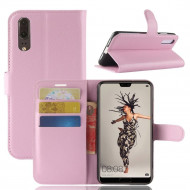 Чехол с визитницей для Huawei P20 (розовый) Чехол с визитницей для Huawei P20 (розовый)