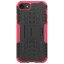 Чехол Hybrid Armor для iPhone 8 / iPhone 7 / iPhone SE (2020) / iPhone SE (2022) (черный + розовый)