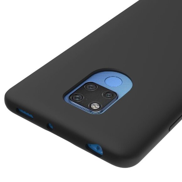 Силиконовый чехол Mobile Shell для Huawei Mate 20X (черный) Силиконовый чехол Mobile Shell для Huawei Mate 20X (черный)