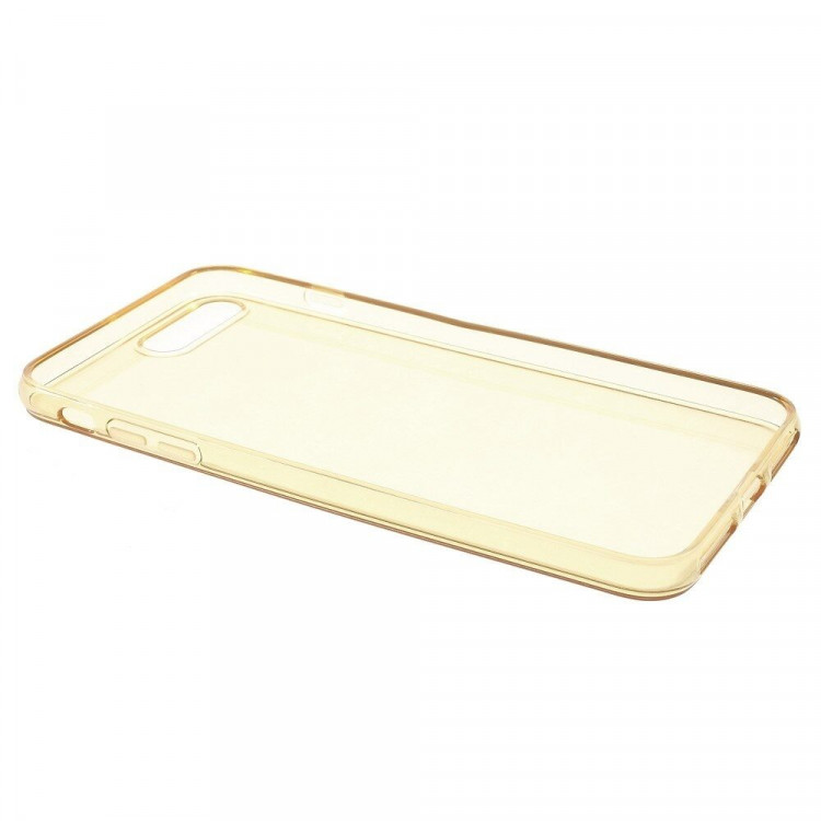 Силиконовый TPU чехол для iPhone 7 Plus / iPhone 8 Plus (золотой)