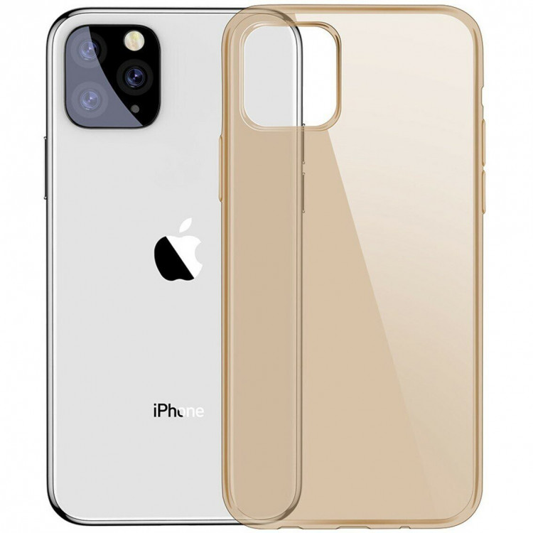 Силиконовый чехол Baseus для iPhone 11 Pro (золотой)