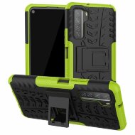 Чехол Hybrid Armor для Honor 30S (CDY-NX9A) (черный + зеленый)