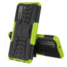 Чехол Hybrid Armor для Honor 30S (CDY-NX9A) (черный + зеленый)