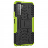 Чехол Hybrid Armor для Honor 30S (CDY-NX9A) (черный + зеленый)