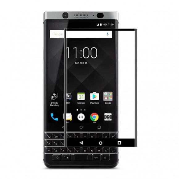 Защитное стекло 3D для BlackBerry Keyone (черный)