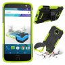Чехол Hybrid Armor для Motorola Moto Z Force (черный + зеленый)