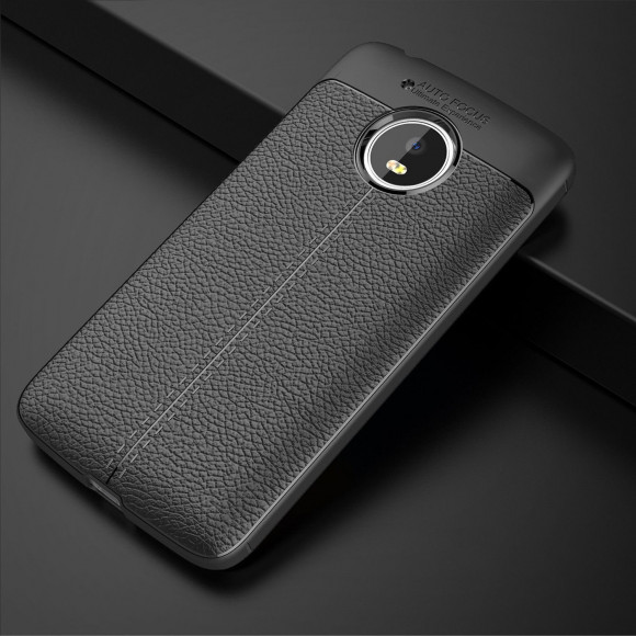 Чехол-накладка Litchi Grain для Motorola Moto G5 (черный) Чехол-накладка Litchi Grain для Motorola Moto G5 (черный)