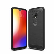 Чехол-накладка Carbon Fibre для Motorola Moto G7 (черный) Чехол-накладка Carbon Fibre для Motorola Moto G7 (черный)