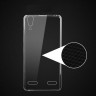 Силиконовый TPU чехол для Lenovo A6000 (прозрачный)