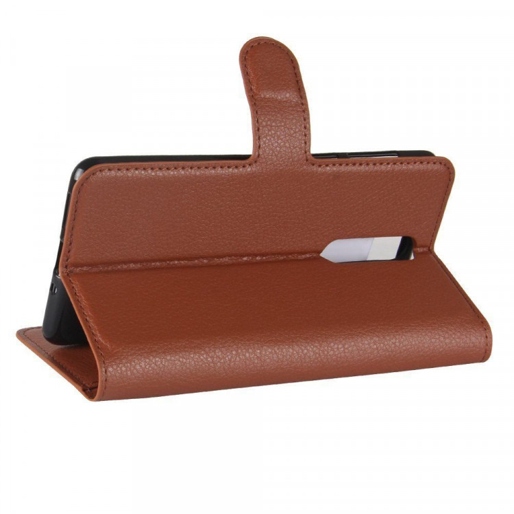 Чехол с визитницей для Nokia 8 (коричневый)