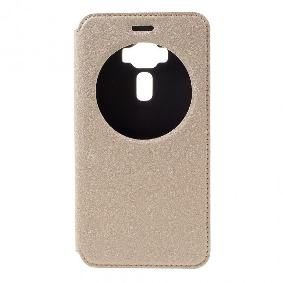 Чехол с окном для ASUS Zenfone 3 ZE552KL (золотой) Чехол с окном для ASUS Zenfone 3 ZE552KL (золотой)