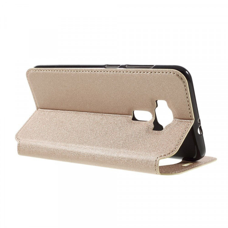 Чехол с окном для ASUS Zenfone 3 ZE552KL (золотой)