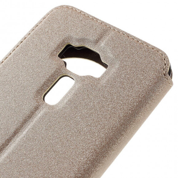 Чехол с окном для ASUS Zenfone 3 ZE552KL (золотой) Чехол с окном для ASUS Zenfone 3 ZE552KL (золотой)