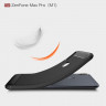 Чехол-накладка Carbon Fibre для Asus Zenfone Max Pro (M1) ZB601KL / ZB602KL (серый)