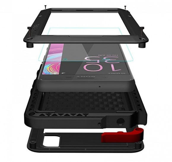 Гибридный чехол LOVE MEI для Sony Xperia X Performance (белый)