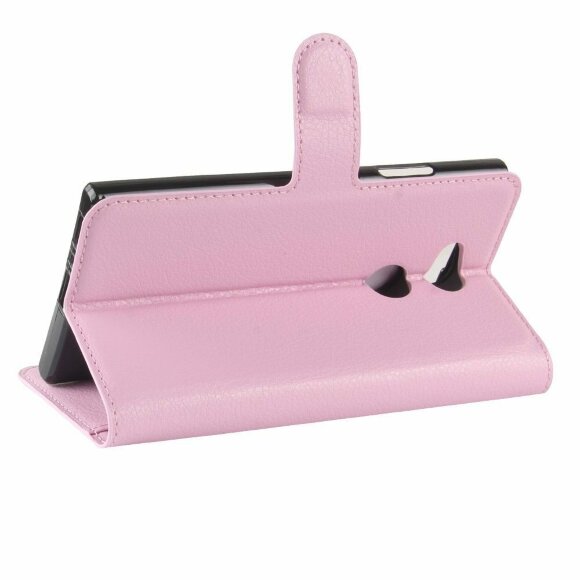 Чехол с визитницей для Sony Xperia L2 (розовый) Чехол с визитницей для Sony Xperia L2 (розовый)