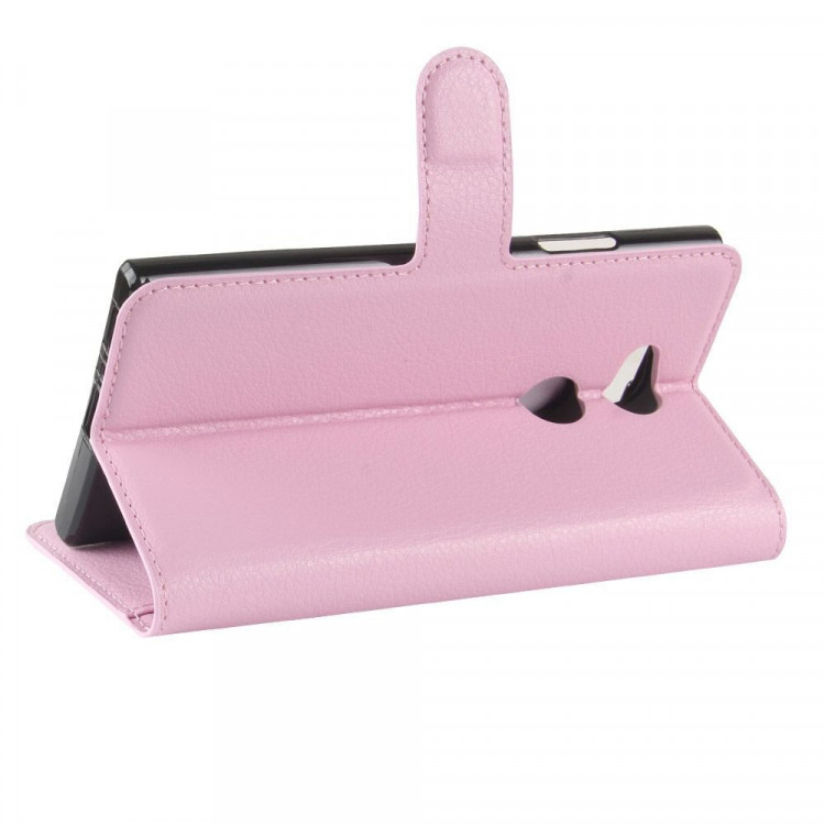 Чехол с визитницей для Sony Xperia L2 (розовый)