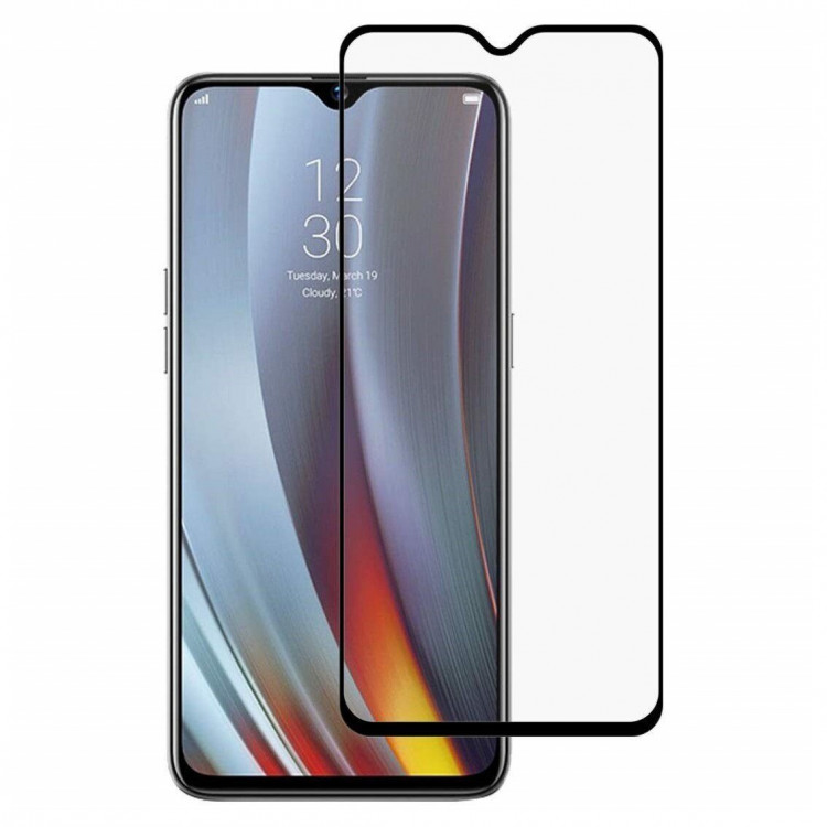 Защитное стекло 3D для OPPO Realme 3 Pro (черный)