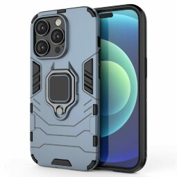 Чехол Armor Ring Holder для iPhone 14 Pro (темно-синий)