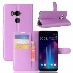 Чехол с визитницей для HTC U11+ (фиолетовый)