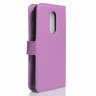 Чехол с визитницей для ZTE Blade A910 (фиолетовый)