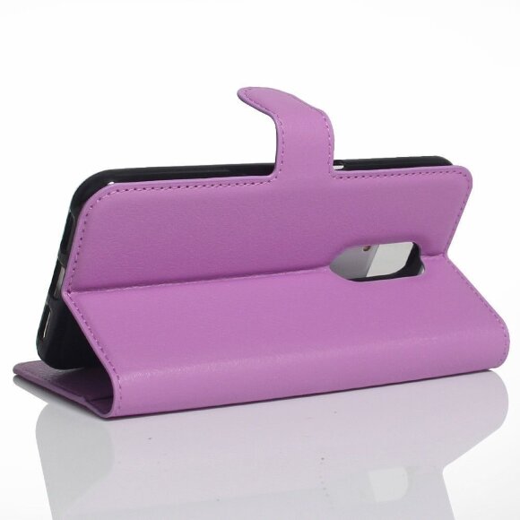 Чехол с визитницей для ZTE Blade A910 (фиолетовый)