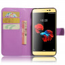 Чехол с визитницей для ZTE Blade A910 (фиолетовый)