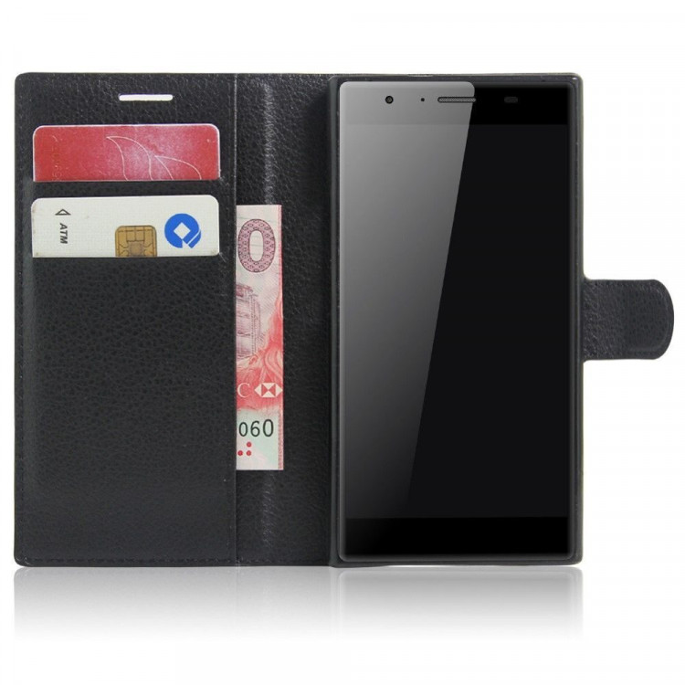 Чехол с визитницей для DOOGEE Y300 (черный)